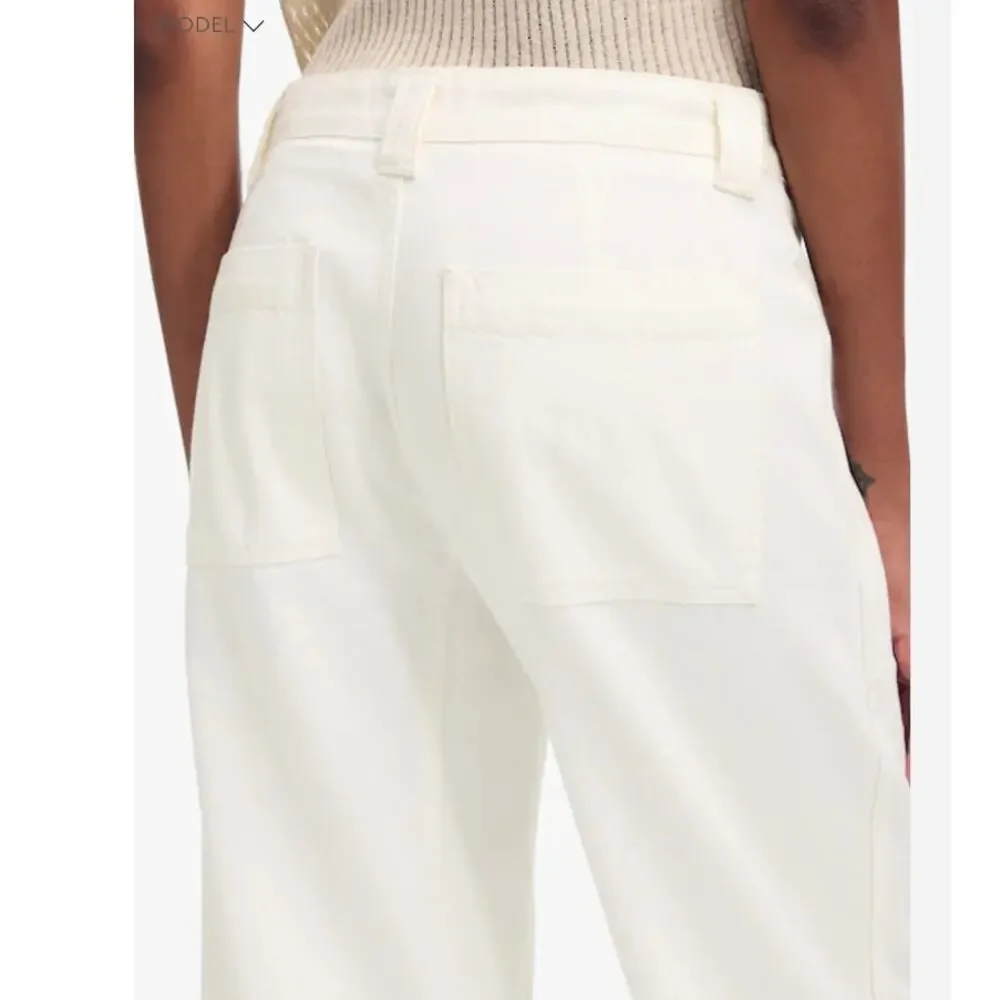 NWT Madewell Superwide-Leg Jeans: Airy Denim Edition White W 29